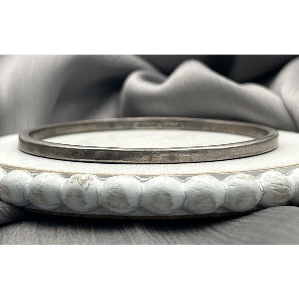 Handmade IN Denmark Sterling Silver Wrich Bangle Bracelet